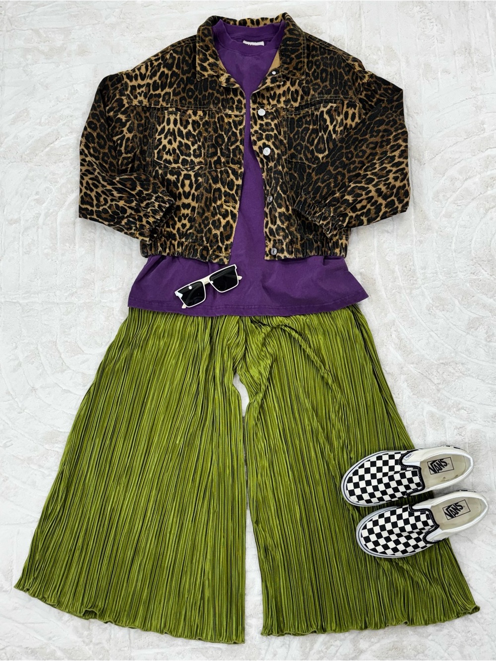 Elia Cher Brown Leopard print jacket size M